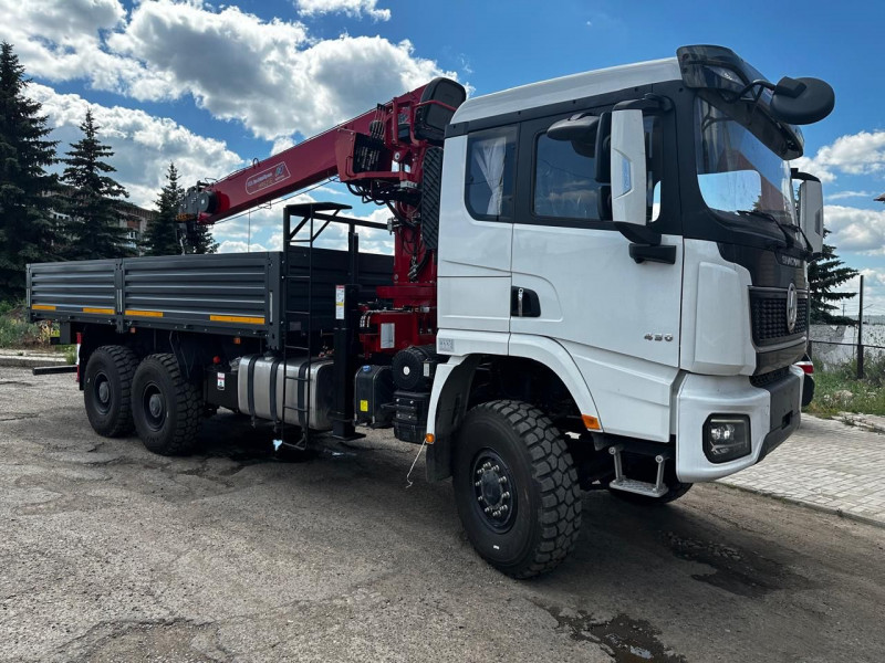 Shacman Х3000 6*6 односкат, Борт с КМУ HR E&I HRS216 (Horyong) — 1