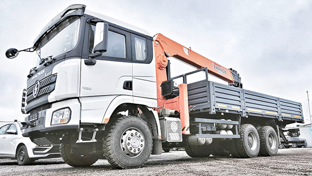 Shacman Х3000 6х4 Борт с КМУ HANGIL HGC976 — 1