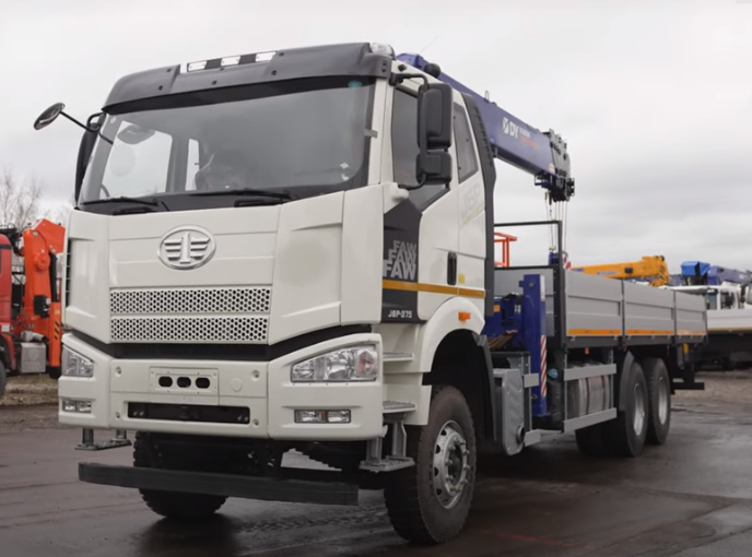 FAW 3250 6х4 Борт с КМУ DongYang SS1926 — 1