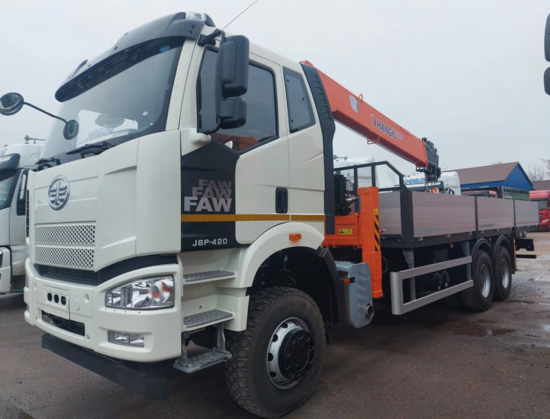 FAW 3250 6х4 Борт с КМУ HANGIL HGC976 — 1