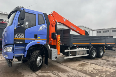 FAW 3250 6х4 Борт с КМУ HANGIL HGC 987