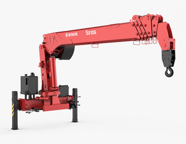 Shacman Х3000 6х6 2-х скатная, Борт с КМУ SUNHUNK S2106 — 1