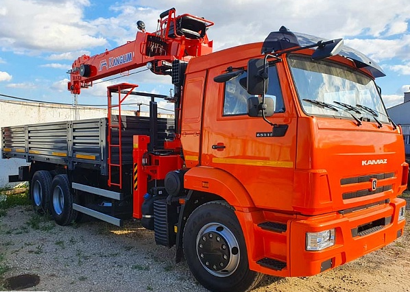 КамАЗ 65115 Борт с КМУ KANGLIM KS2057 — 1