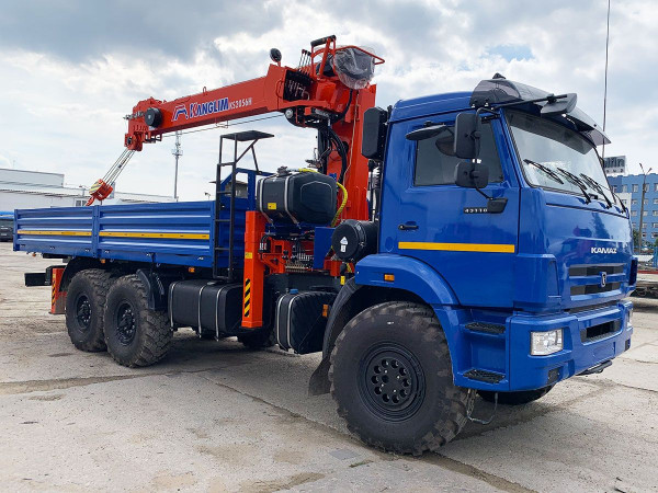 КамАЗ 43118 Борт с КМУ KANGLIM KS2056 — 1