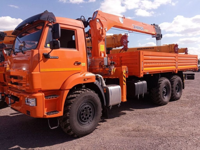 КамАЗ 43118 Борт с КМУ HANGIL HGC986 — 1