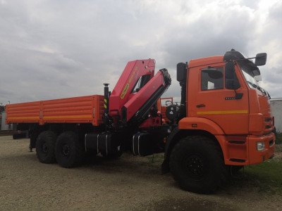 КамАЗ 43118 Борт с КМУ Инман ИМ 320