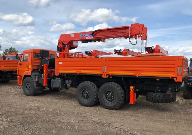 КамАЗ 43118 Борт с КМУ KANGLIM KS2057 — 1