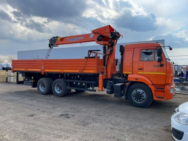 КамАЗ 65115 Борт с КМУ HANGIL HGC 1026 — 1