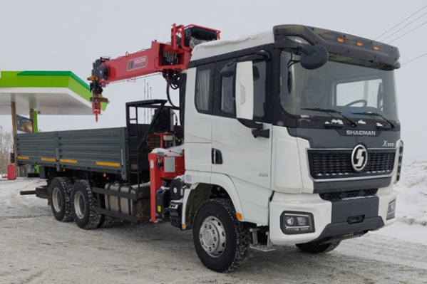 Shacman Х3000 6х4 Борт с КМУ HR E&I HRS206 (Horyong) — 1