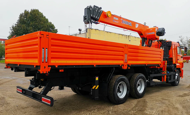 КамАЗ 65115 Борт с КМУ HANGIL HGC 756 — 1