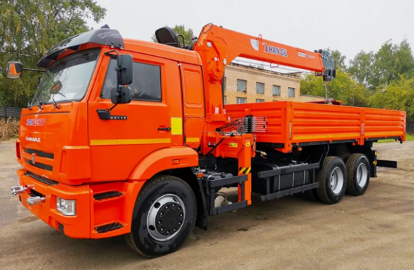 КамАЗ 65115 Борт с КМУ HANGIL HGC 756 PLUS — 1