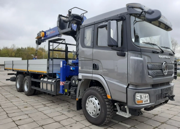 Shacman Х3000 6х4 Борт с КМУ DongYang SS2037 — 1