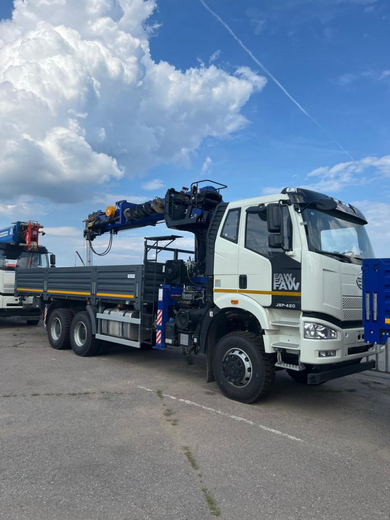 FAW 3250 6х4 Борт с КМУ DongYang SS1966 — 1