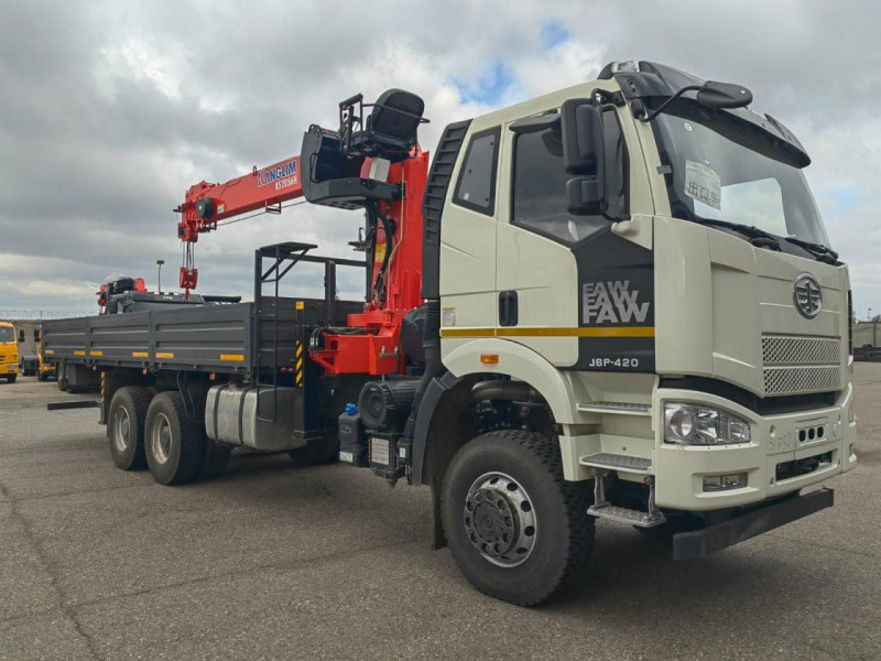 FAW 3250 6х4 Борт с КМУ KANGLIM KS2056 — 1