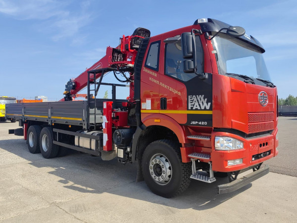 FAW 3250 6х4 Борт с КМУ HR E&I HRS216 (Horyong) — 1