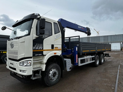 FAW 3250 6х4 Борт с КМУ DongYang SS2036