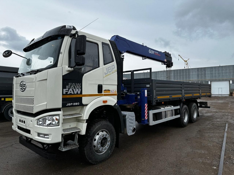 FAW 3250 6х4 Борт с КМУ DongYang SS2036 — 1