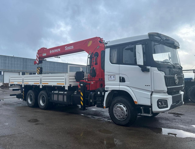 Shacman Х3000 6х4 Борт с КМУ SUNHUNK S3505 — 1