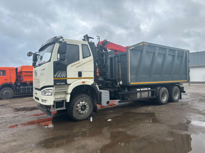 FAW 3250 6х4 Ломовоз с КМУ VM10-74